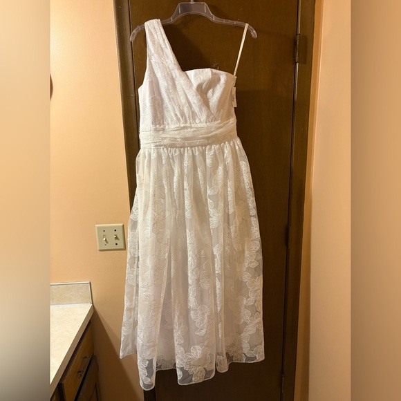 NWT Shoshanna Midnight Marinique Dress in Optic White - Picture 3 of 10